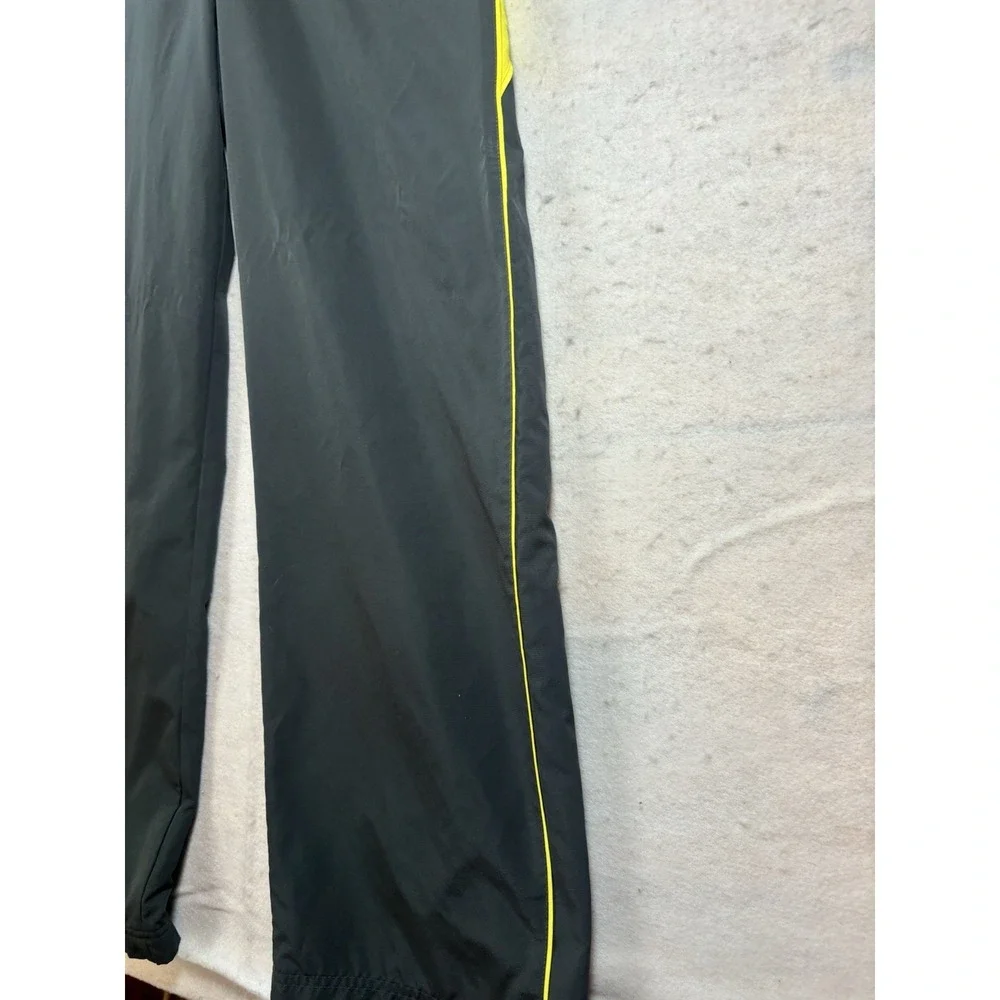 Nike Dri-Fit Joggers Men's Large‎ 32x30 Navy Yellow Ankle Zip Track Pants